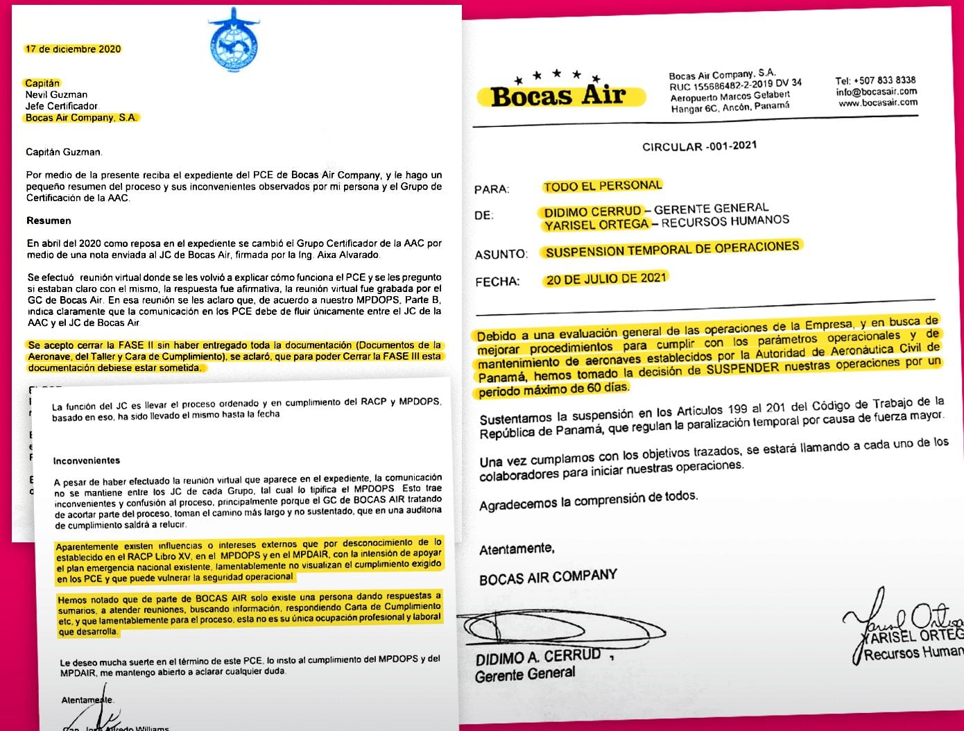 Mayor accionista de Bocas Air misterio sin resolver La Prensa