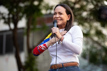 María Corina Machado invita a los venezolanos en el mundo a marchar el sábado por ‘la paz y libertad’