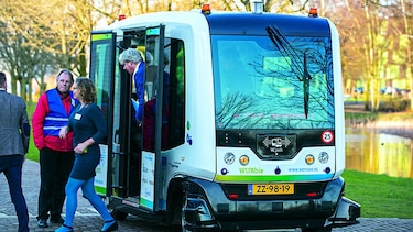 El ‘Wepod’, un microbús que se maneja solo
