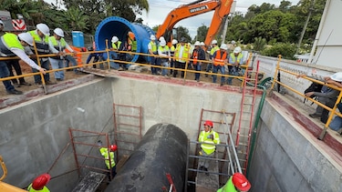 Avanzan los trabajos de interconexión del Anillo Hidráulico Este