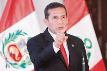 Humala plantea que Congreso intervenga