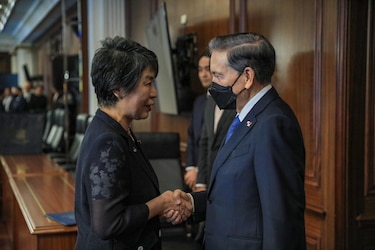 El presidente Cortizo se reúne con la canciller de Japón