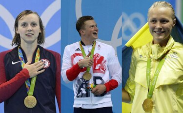 Se registran seis récords en dos días en la natación olímpica