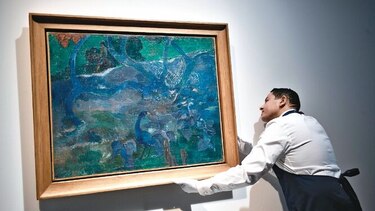Rara pintura Gauguin será subastada