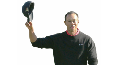 Tiger Woods ya está en su casa