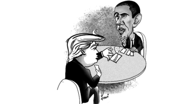 Trump gana la mano a Obama