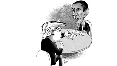 Trump gana la mano a Obama