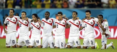 Costa Rica termina como la selección menos goleada en Brasil