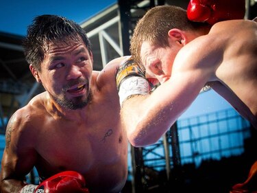 Pacquiao reta a McGregor a un 'verdadero combate de boxeo'