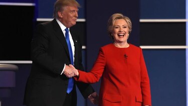 Hillary Clinton fue preparada al debate;  Donald Trump fue Donald Trump