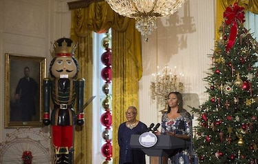 Michelle Obama decora la Casa Blanca por  última vez