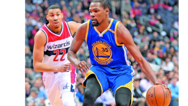 Alivio en Golden State por regreso de Durant