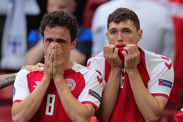 Christian Eriksen fue ‘estabilizado’ tras su desmayo en pleno partido de la Eurocopa