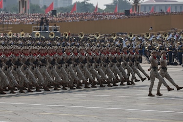 ‘Paz o guerra, diálogo o confrontación’; las palabras de Xi Jinping en la Plaza de Tiananmén