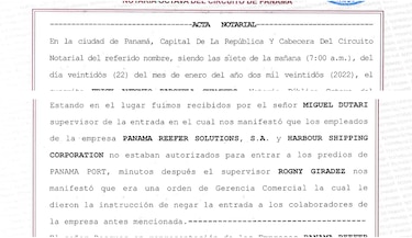 Réplica a Panama Ports Company, (PPC)