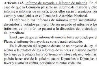 ¿Qué puede pasar con el informe de minoría sobre el proyecto de ley de amnistía?