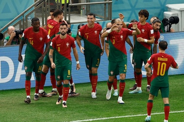 Fernandes le quita protagonismo a Cristiano y le da el pase a Portugal