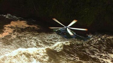 Las imágenes del rescate en río Belén, norte de Veraguas: 16 náufragos rescatados