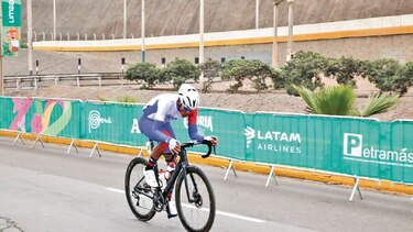 Jurado terminó cuarto en la prueba de ruta de los Panamericanos