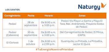 Trabajos de mantenimiento en la red eléctrica del 28 de septiembre al 4 de octubre de 2026
