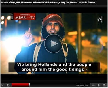 EI amenaza en un vídeo con atacar la Casa Blanca, Roma y de nuevo París
