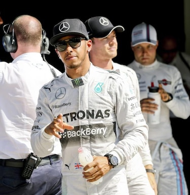 Hamilton logra la pole del GP de Italia