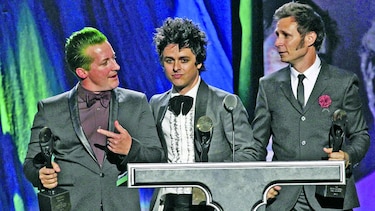 Green Day entra al Salón de la Fama
