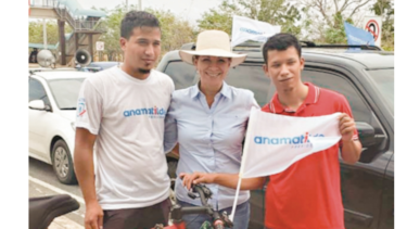 Ana Matilde Gómez lleva su campaña a la región de Azuero