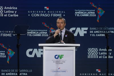 Daniel Noboa urge a América Latina a enfrentar al crimen y recuperar la dignidad