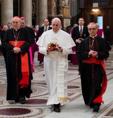 'Que Dios os perdone por lo que habéis hecho', dijo el Papa a los cardenales