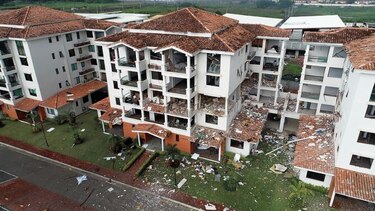 Fuga de gas provoca daños en 4 torres
