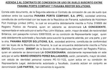 Réplica a Panama Ports Company, (PPC)