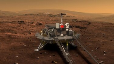 China logra posar robot en Marte