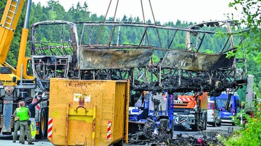 Un accidente deja 18 muertos en Alemania