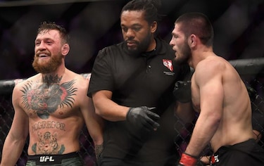 Khabib y McGregor son suspendidos 10 días por trifulca