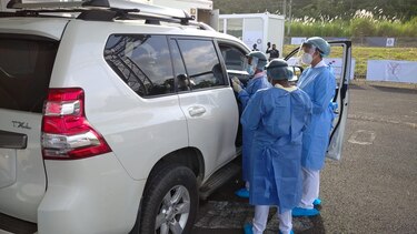 Empiezan a funcionar los autorápidos de vacunación en Colón y Panamá Oeste