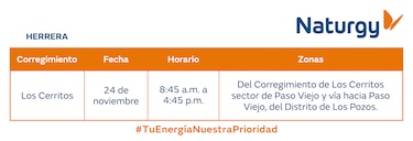 Trabajos de mantenimiento en la red eléctrica del 24 al 30 de noviembre 2025