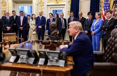Trump se reunió con los poderosos de la Inteligencia Artificial: Meta, OpenAI, Microsoft, Google y Apple