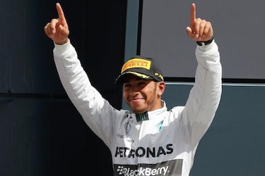 Hamilton gana el Gran Premio de Gran Bretaña
