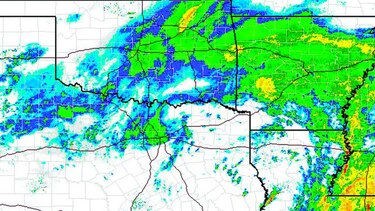 Frente de tormentas avanza sobre Texas