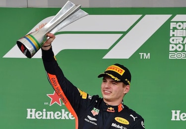 Verstappen se lleva la victoria en el Gran Premio de Brasil
