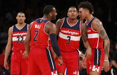 Wizards vencen a Lakers y logran título divisional