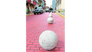 El casco antiguo para los peatones