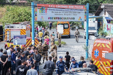 El asesino de 4 niños en guardería de Brasil actuó solo