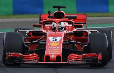 Vettel domina segunda jornada de prácticas en Hungría