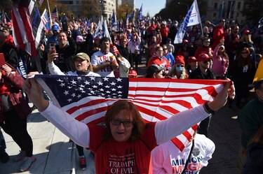 Seguidores de Trump se reúnen en Washington para denunciar fraude sin pruebas