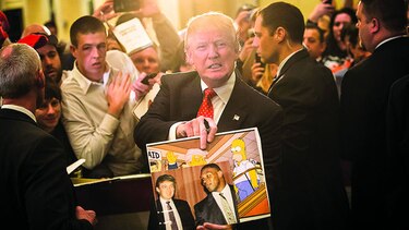 ‘Los Simpson’ bromean sobre los 100 días de Trump