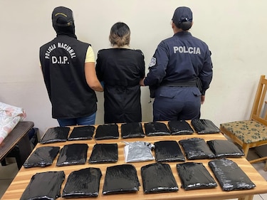 Detienen a ciudadana peruana con droga oculta en su equipaje en el Aeropuerto de Tocumen