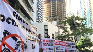 Protesta de residentes: 'No más megaproyectos en Punta Paitilla'