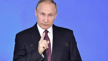 Vladimir Putin presume de las nuevas armas nucleares de Rusia